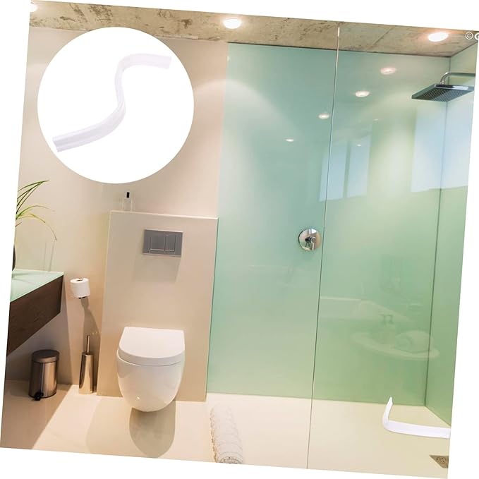 Retaining Strip for Bathroom Kitchen Bendable Water Baffle Strip for Shower Wet Area Separation Easy Installation Safe Soft Material - Image 6