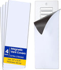 Magnetic Vent Covers, Extra Strong Magnets, 3.5" x 13.75" (4 Pack) Ultra Thick 60mil, Complete Seal, Air Vent Covers for Home Floor, Wall Registers, HVAC, AC, RV, and Heater Vents by Unknown