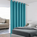 BONZER Room Divider Curtain Total Privacy Wall Noise Reducing Wide Blackout Curtains for Bedroom Living Room, 108L x 70W Inch (9L x 5.8W ft), 1 Panel, Teal by Bonzer