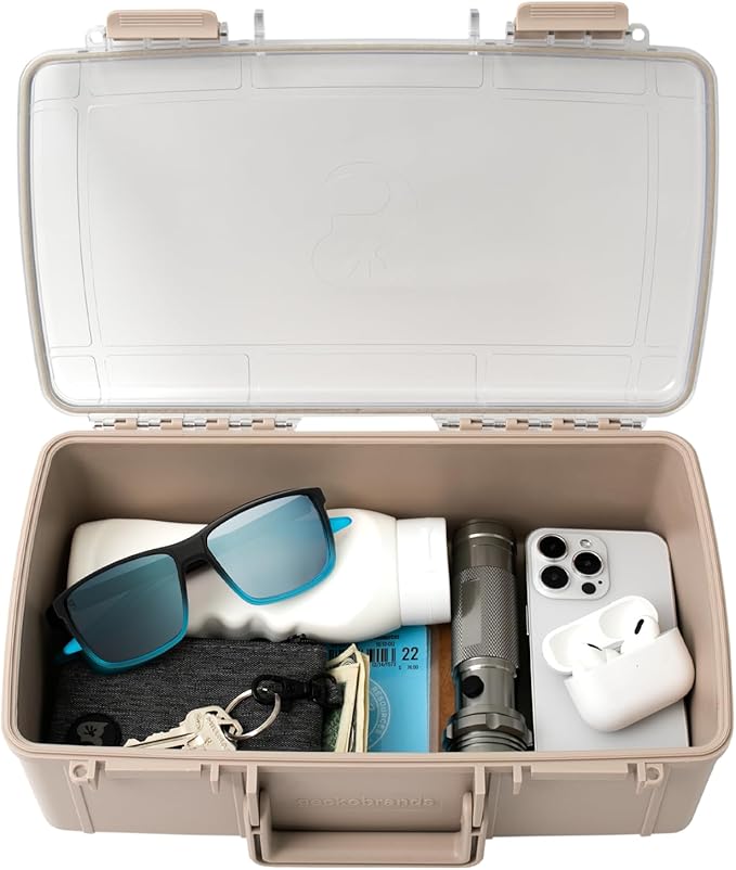 geckobrands Waterproof Dry Box with Silicone Liner – Durable, Dust-Proof, Crush-Proof Storage for Electronics and Gear - Image 3