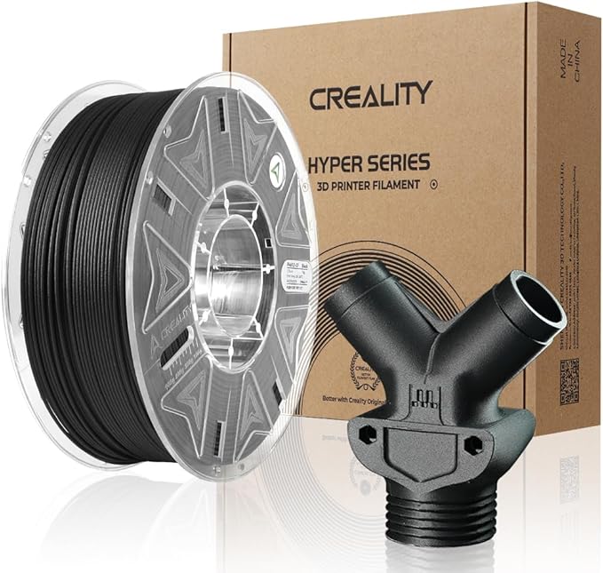 Creality Hyper PA612-CF 1.75mm 1KG, Halloween Gifts 3D Printer Filament - 15% Carbon Fiber Nylon Filament Reinforced - High-Strength, Low-Hygroscopic & Precision Molding for Industrial Applications by Creality