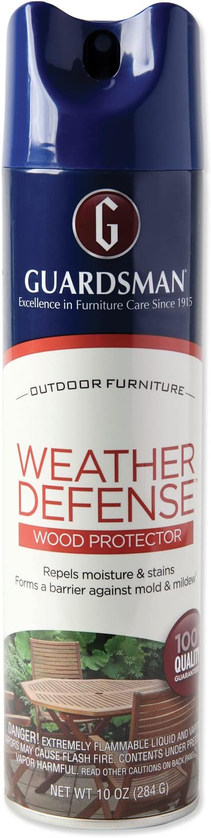 Guardsman Weather Defense Outdoor Wood Furniture Protector - 10 oz - Repels Moisture and Stains - 461900 by Guardsman