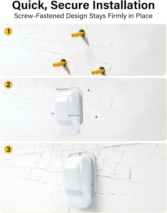 3'' Wall Entry Cover for Ac Lines, Mini Split Lineset Cover for Ductless Air Conditioners, Heat Pumps, White - Image 5