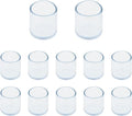 Round Chair Leg Caps,PVC Furniture Feet Covers,TTZEZE Transparent Round Floor Protectors,Clear Table Feet Covers Preventing Plastic Chair Leg Covers Scratches and Noise 19mm/0.75'', 12 by TTZEZE