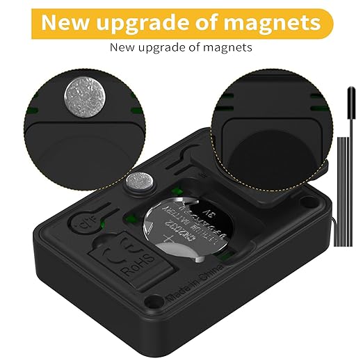 4PCS Mini Digital Hygrometer and Thermometer Reptile Thermometer with Extend Probe (Only Temperature) Indoor Temp and Humidity Meter with Magnet - Image 4