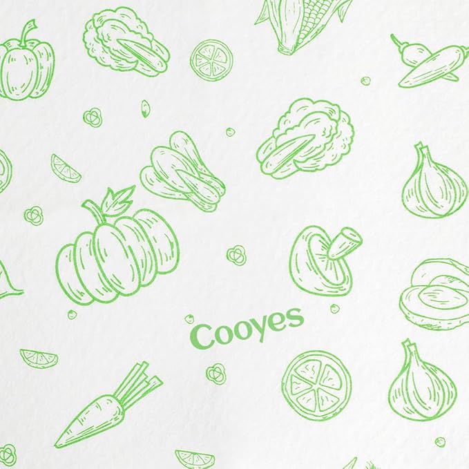 Cooyes Refrigerator Liners 17.7" x 24", Absorbent Strong Grip Fridge Mats Washable, Fridge Shelf Paper for Kitchen Cabinets, Non-Adhesive Refrigerator bin Liners for Shelves - Image 3