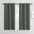 NICETOWN Blackout Curtain Panels, Home Decoration Thermal Insulated Solid Grommet Blackout Drape for Dining Room (Dark Mallard, 1 Pair, 42 by 50-Inch) by NICETOWN