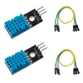 BOJACK DHT11 Temperature Humidity Sensor Module Digital Temperature Humidity Sensor 3.3V-5V with Wires for Arduino Raspberry Pi 2 3 (Pack of 2) by BOJACK