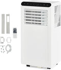 GarveeLife Efficient & Quiet Cooling - 8000 BTU 4-in-1 Portable Air Conditioner with Dehumidifier, Fan & Sleep Mode - Cools up to 350 Sq.Ft - Remote, 24H Timer, Window Kit - White Control Panel by GarveeLife