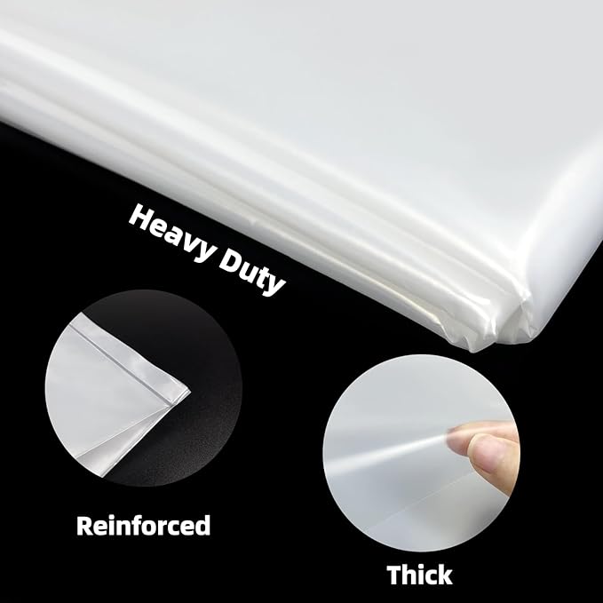 Yotelab Plastic Furniture Cover for Moving, Plastic Chair Covers Protector, Waterproof Couch Cover for Storage, Clear Moving Bags for Recliner Armchair Patio Chair, 42Wx34Dx65H/48H Inches (No Seal) - Image 3
