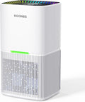 Dehumidifier, 60 OZ Water Tank, Dehumidifiers for Home, 500 sq. ft. Dehumidifier for Basement Bathroom Bedroom with Auto Shut Off, 7 Colors LED Light, Quiet Dehumidifiers with Sleep Mode (White) by Unknown