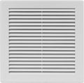 10" x 10" (Outer Size) Square Air Vent Cover – White Plastic Vent Deflector - Screen Mesh, Surface Mount Wall Ceiling – Cold Air Return Soffit Air Vent Cover - Register Indoor Outdoor by Unknown