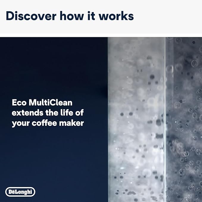 De'Longhi EcoDecalk Descaler, Eco-Friendly Universal Descaling Solution for Coffee & Espresso Machines, 2-Pack (1 use per pack) - Image 5