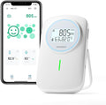 INKBIRD Smart CO2 Monitor Ndir | Bluetooth 3 in 1 CO2 Detector with App | Carbon Dioxide & Temperature & Humidity Air Quality Monitor Indoor Battery Powered | for Home, Office, RV, Grow Tent (IAM-T2) by Inkbird