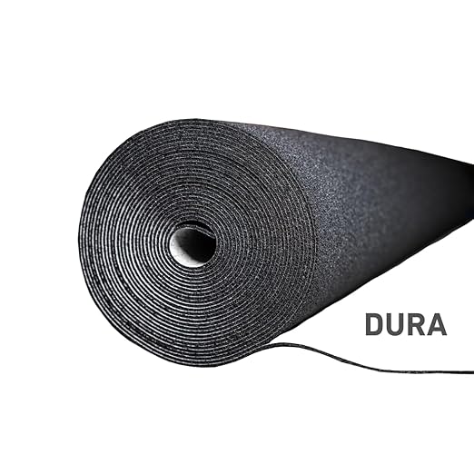 DURA-Son MB™ Premium Flooring Underlayment with Moisture Barrier for Floating Laminate and Engineered Hardwood Floors - Superior Sound Reduction, Compression Resistant - 3.5mm 1/8" 100 Sq.ft. by Unknown