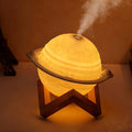 Mini Humidifier, Moon Lamp Desktop Humidifier with LED Night Light, 2 Gear Intermittent Spray, USB Charging Mist Humidifiers, for Bedroom, Office Room, Bedroom, Travel, Etc(Design model) by Pilipane