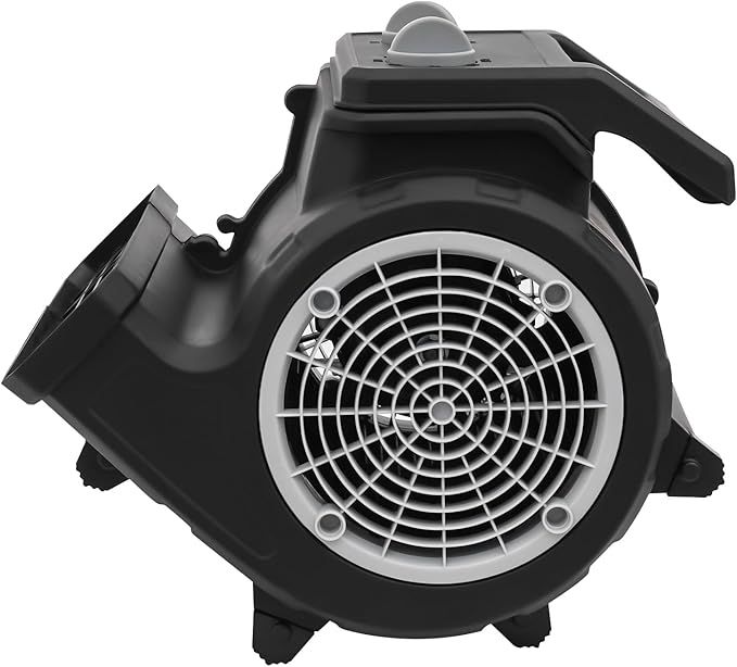 TFCFL Floor Drying Fan, Portable Floor Blower Fan with 3-Speeds & 3 Blowing Angles, For Janitorial, Plumbing, Home, Commercial, Industrial Use (Black) by TFCFL