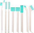 8 Pcs Small Cleaning Brushes for Tight Spaces, Multi-Purpose Tiny Cleaning Brush Crevice Tiny Cleanings Brush Set for Door Window Track Faucet Tight Spaces by Unknown