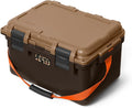 YETI LoadOut 30 GoBox Divided Waterproof Cargo Case, Dry Box, Camera Case, Fishing Tackle Box, Wetlands Brown by YETI