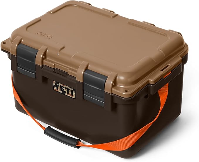 YETI LoadOut 30 GoBox Divided Waterproof Cargo Case, Dry Box, Camera Case, Fishing Tackle Box, Wetlands Brown by YETI