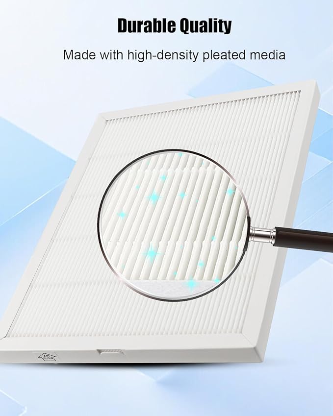 9 x 11 x 1 MERV 13 Replacement Dehumidifier Filter Compatible with Santa Fe Compact70 Ultra70 Element Compact2 UA 65H Dehumidifier Models, 4 Pack High-Efficiency Air Dehumidifier Filters - Image 4