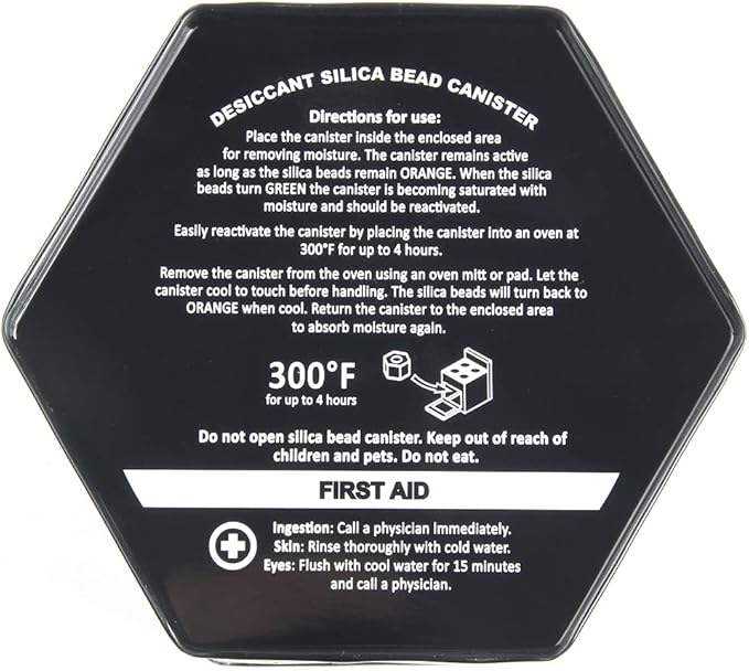 Gun Safe Dehumidifier, Moisture Absorbers for Safe, Storage, Closets & Cabinets, FULLBOW 750G Silica Gel Desiccant Dehumidifier (2 Units) - Image 4