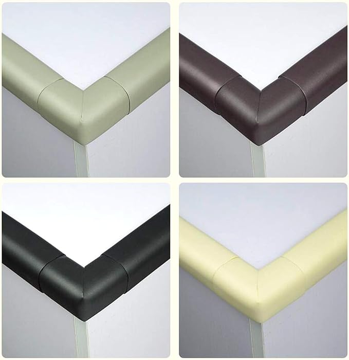 M2cbridge L Shape Extra Thick Furniture Table Edge Protectors Foam 6.5 Ft (Black with 4 Corners) - Image 6