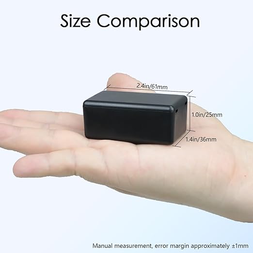 Project Box 8 Pieces Electrical Box Small Junction Box ABS Plastic Enclosure Power Electronic Case Black 2.4" x 1.4" x 1"(61 x 36 x 25mm) - Image 2