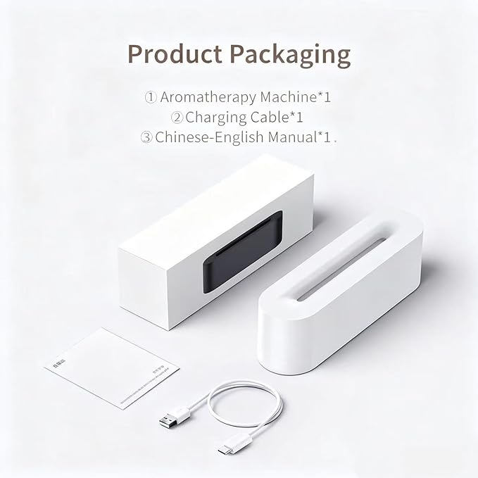 Essential Oil Diffuser, Fireplace Fire Flame Aromatherapy Diffuser, 150ml Ultrasonic Cool Mist Humidifier, Scent Aroma Diffuser with 7 Colors Light, Timer & Auto-Off for Home, Room (White) - Image 8