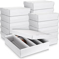 Seajan 16 Pcs 3200 Count Trading Card Storage Box Sports Card Storage Boxes Bulk for Basketball Gaming Cardboard Collecting by Seajan