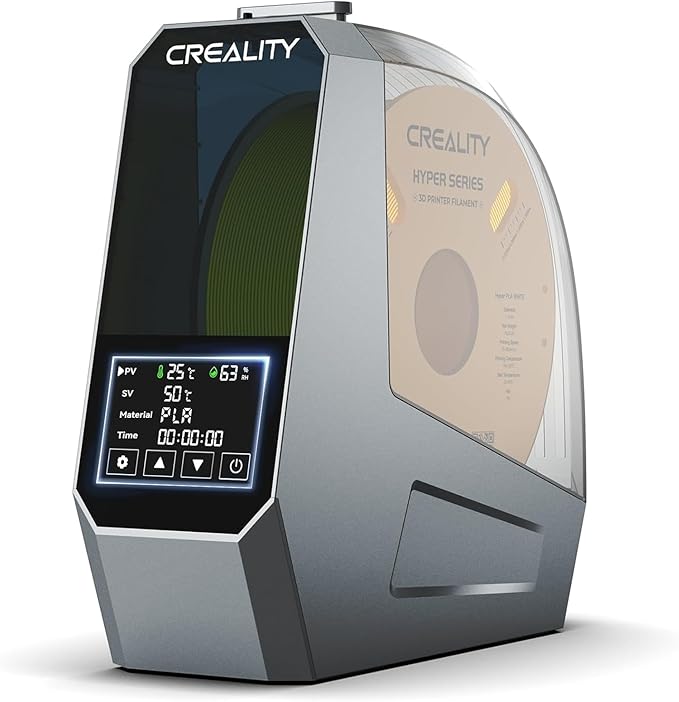 Creality Space Pi Filament Dryer, 360° Hot-Air Heating 3D Printer Filament Dryer Box with Fan, Upgraded Filament Dehydrator, 3D Printing Storage Dry Box for 1.75/2.85mm PLA PETG ABS Nylon TPU by Creality