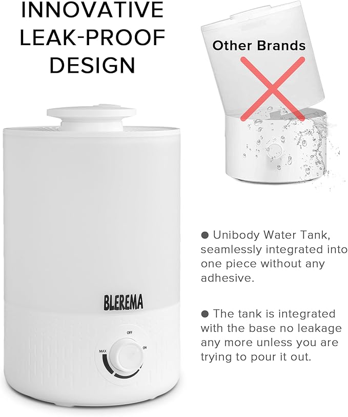 No Leak Reptile Fogger Humidifiers Mister for Reptile Tank, 3L Top-Fill Terrarium Humidifier with Hose - Ideal for Snakes, Tortoises, Chameleons, Ball Python and Hermit Crabs (Single/Dual Fog Output) - Image 2