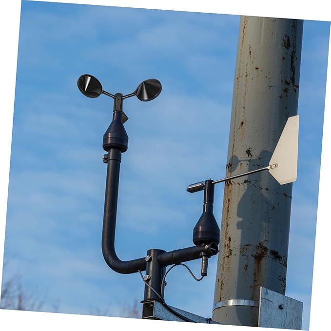 Sosoport 6pcs Wind Speed Monitoring Sensor Anemometer Cup for Outdoor Weather Observation - Image 7
