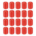 DMiotech 20 Pack 3/4" ID Red Screw Thread Protectors Rubber End Caps Bolt Covers for Screw Bolt Furniture Pipe by DMiotech