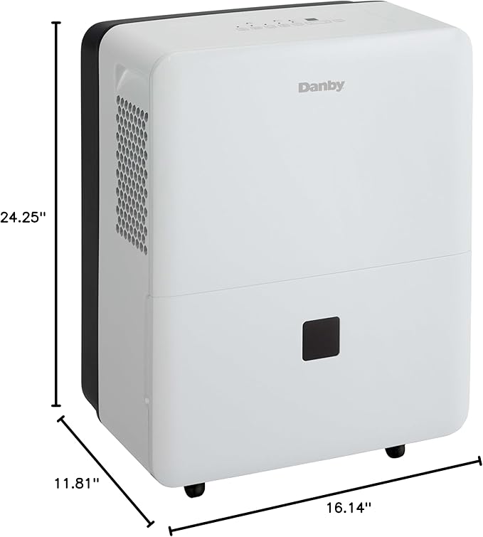 Danby DDR040BJ2WDB 40 Pint Dehumidifier with Smart Dehumidify in White ENERGY STAR Most Efficient 2022 Recognition - Image 6
