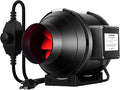 VIVOSUN R4 4 Inch 190 CFM Inline Duct Ventilation Fan with Variable Speed Controller for Grow Tent by VIVOSUN