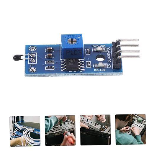 HOMSFOU 20pcs Temperature-Sensitive Car Sensor Module Digital Output Do for Environmental Monitoring - Image 2