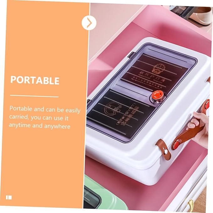 Portable Document Organizer Bag Capacity Storage Case for Office Home Use Travel-friendly File Storage Stylish Design for Certificates Files - Image 5