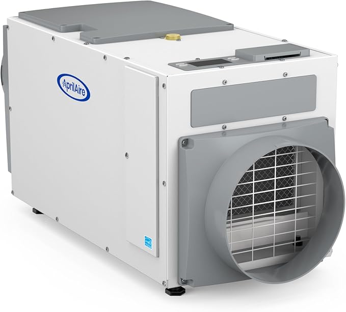 AprilAire E100 Pro 100-Pint Whole-House Dehumidifier, Energy Star Certified, Commercial-Grade Whole-Home Dehumidifier for Basement, Crawlspace, or Whole House up to 5,500 sq. ft. - Image 3