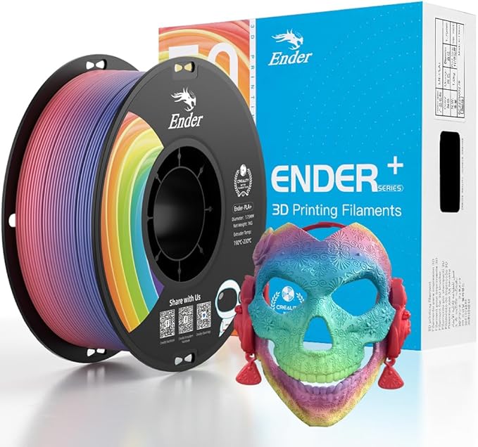 Official 3D Printer Filament Ender PLA Pro Filament, Creality PLA+ 3D Printing Filament, Durable and Resistant, Smooth, Overhang Performance Dimensional Accuracy +/-0.02mm, 2.2lbs/Spool by Creality