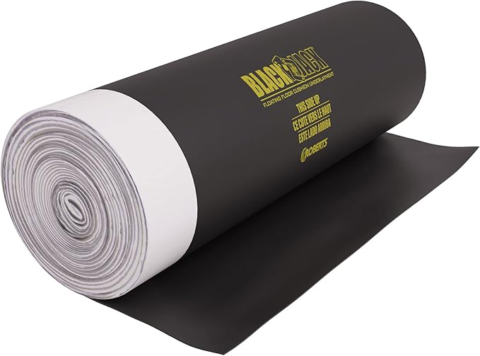 Roberts Black Jack Underlayment - 600 sq. ft. Roll - 43" x 167.5' x 2.5 mm by Roberts