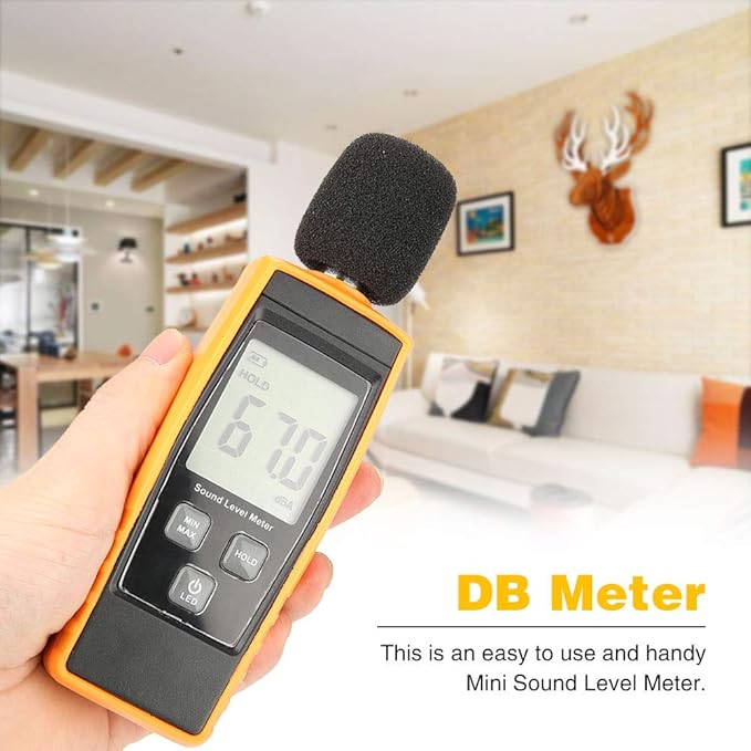 Decibel Meter LCD Digital Sound Level Meter DB Meter Environmental Noise Tester - Image 5
