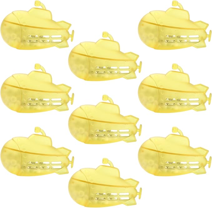 puxyblue   9-Pack Humidifier Tank Cleaner Yellow Small Submarine Fit for Most Humidifiers and Fish Tanks, Purifies Water, Prevents Hard Water Build Up, Eliminates White Dust - Image 8
