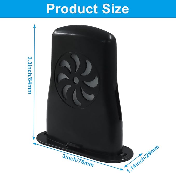 4 Pcs Acoustic Guitar Humidifier, Black Guitar Soundhole Humidifier Silent Running Tool, Moisture Reservoir Maintenance Tool for Prevent Cracking/Acoustic Guitar Owners - Image 3