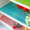 9 Pack Refrigerator Mats,Washable Fridge Mats Liners Easy to Clear Fridge Pads Mat Shelves Drawer Table Mats Refrigerator Liners for Shelves,3Red/3Green/3Blue by AKINLY