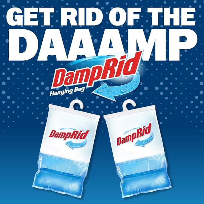 DampRid Fresh Scent Hanging Moisture Absorber, 15.4 oz., 6 Pack - Eliminates Musty Odors for Fresher, Cleaner Air, Ideal Moisture Absorbers for Closet, 10% More Moisture Absorbing Power* - Image 9