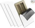 Powerful Thick Magnetic Vent Cover 5.5 X 12 Inch Fits Home Air Vent for Floor, Wall, Ceiling Steel Registers, RV, Easily Cut to Any Size (Set of 4) by RXSIAT