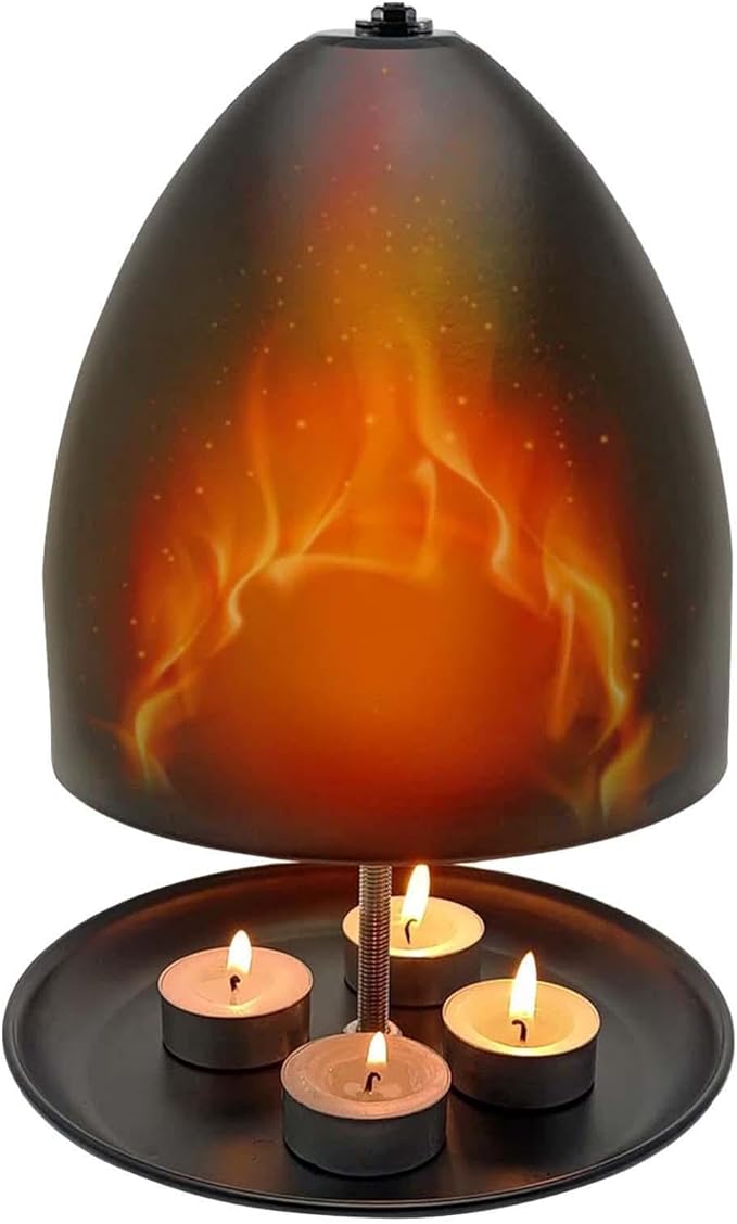 Tea Light Candle Heater,Tea Light Oven Metal Radiator, Heater Tea Light Oven Candle Holder,Tea Light Heater,Candle Heater for Indoor Bedroom Garden Patio Centerpieces Decor-No Candles - Image 7