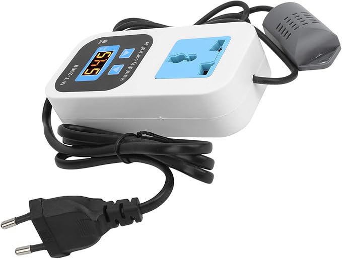 Fafeicy WT2000 Digital Humidity Controller for Humidifier Dehumidifier, 0-99% RH Range, 110-220V, ABS Material, 10A Capacity, US Plug - Image 5
