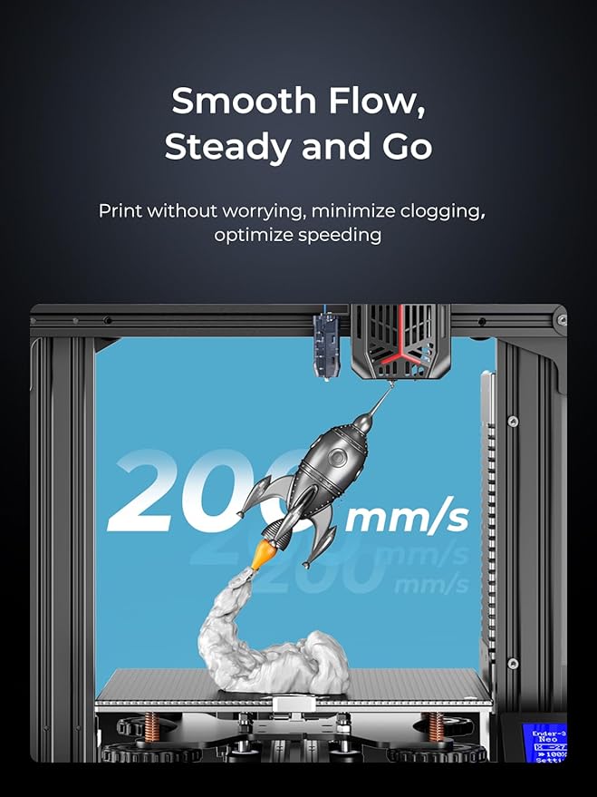 Creality PLA Filament 1.75mm, 1.75mm 3D Printer Filament, 1.0kg (2.2lbs) Spool, No Warp Enhanced Toughness, Dimensional Accuracy ±0.03mm Printing Filament, Suitable for FDM 3D Printers (Lvory White) - Image 3